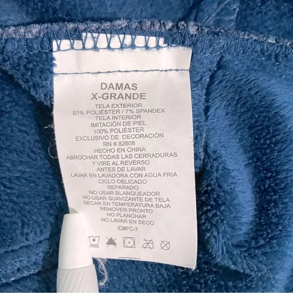 Free Country Coat Women Size XL Blue Zip with Hood - Picture 8 of 8